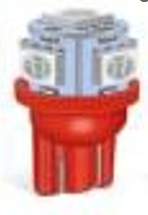 foco led lagrimas-a TAMAÑO #T10 "ROJO"