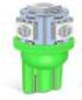 foco led lagrimas-b TAMAÑO #T10 "VERDE"