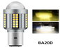 Foco delantero GL led granada 5 caras blanco/ amarrillo